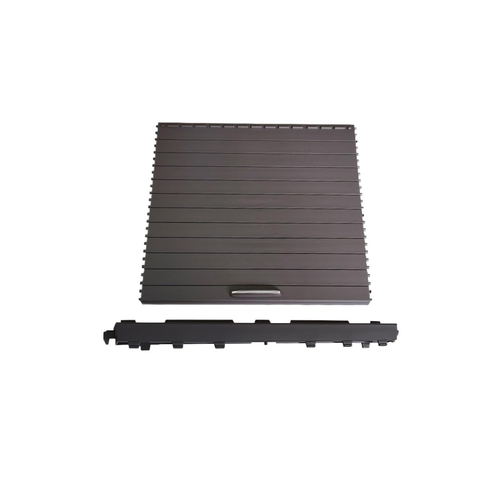 Armlehne Box Passend für Mercedes Benz ML GL GLE GLS ML300 350 W166 W292 Autokonsolen-Getränkehalter-Schiebeabdeckung, Verkleidung, mittlere Rolloabdeckung MittelArmlehnen(Model B Brown) von DGOINGPI