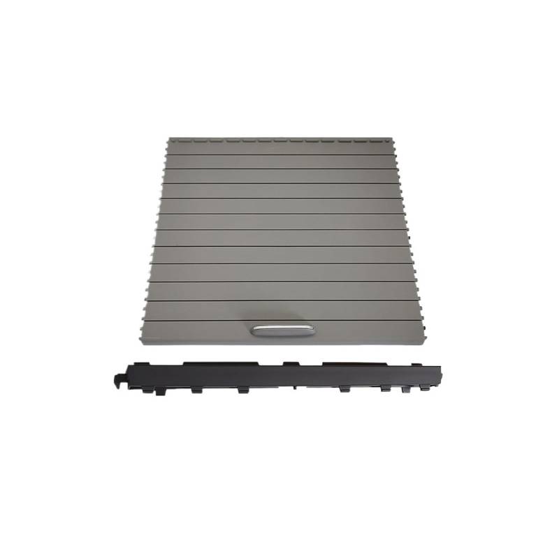 Armlehne Box Passend für Mercedes Benz ML GL GLE GLS ML300 350 W166 W292 Autokonsolen-Getränkehalter-Schiebeabdeckung, Verkleidung, mittlere Rolloabdeckung MittelArmlehnen(Model B Gray) von DGOINGPI