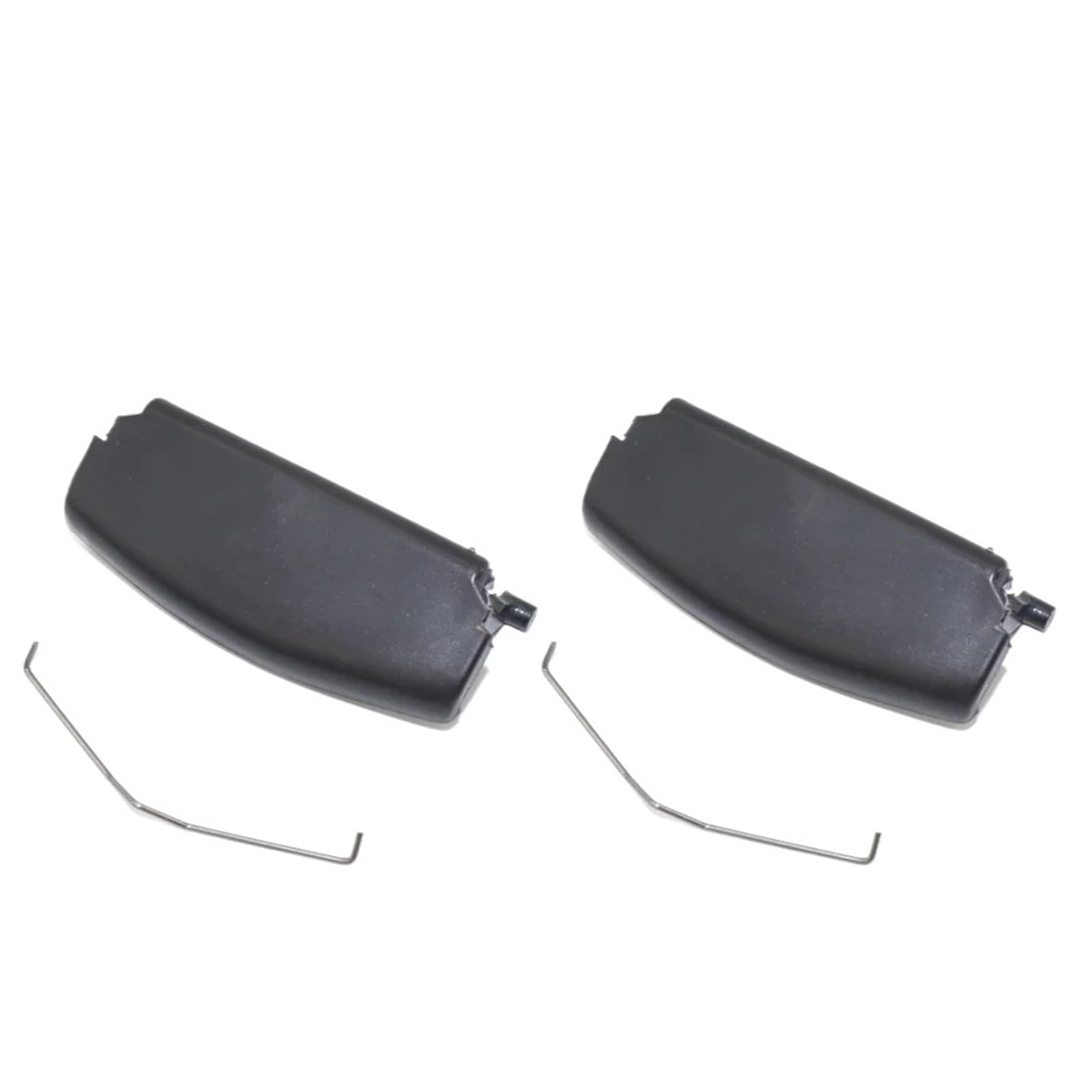 Armlehne Box Schwarze Abdeckung der Armlehnendeckelkonsole für das Auto, passend für Audi A4 B6 B7 2001–2008, Armlehnenclip, Auto-Mittelkonsolenabdeckung MittelArmlehnen(2PCS) von DGOINGPI
