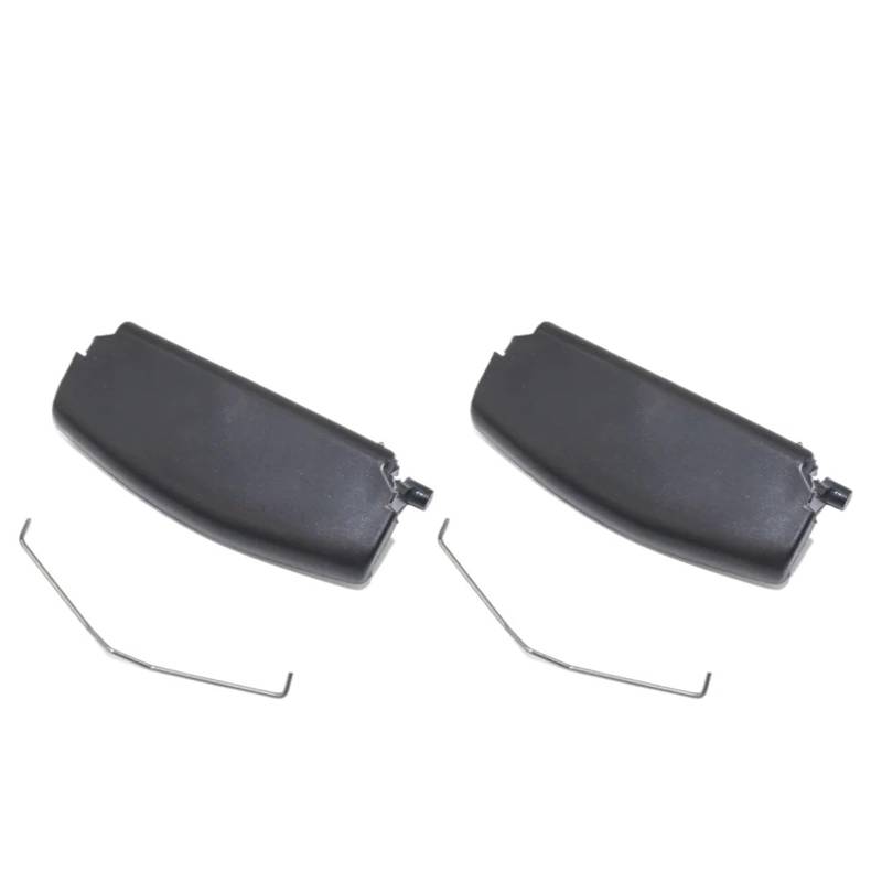Armlehne Box Schwarze Abdeckung der Armlehnendeckelkonsole für das Auto, passend für Audi A4 B6 B7 2001–2008, Armlehnenclip, Auto-Mittelkonsolenabdeckung MittelArmlehnen(2PCS) von DGOINGPI