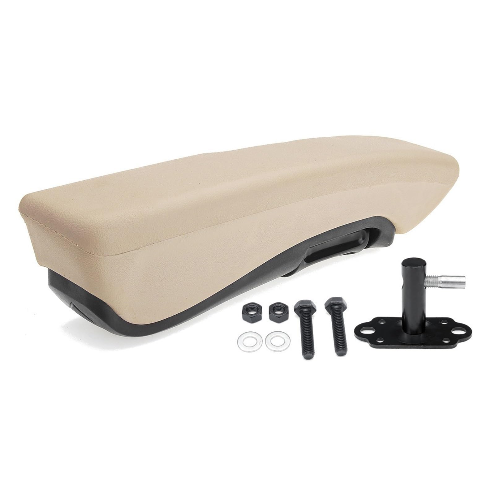 Armlehne Box Verstellbare Armlehne, verschleißfestes Armlehnenzubehör, geeignet für Auto-LKW-RV-Pickup-Sitzarmlehnen MittelArmlehnen(Right hand beige) von DGOINGPI