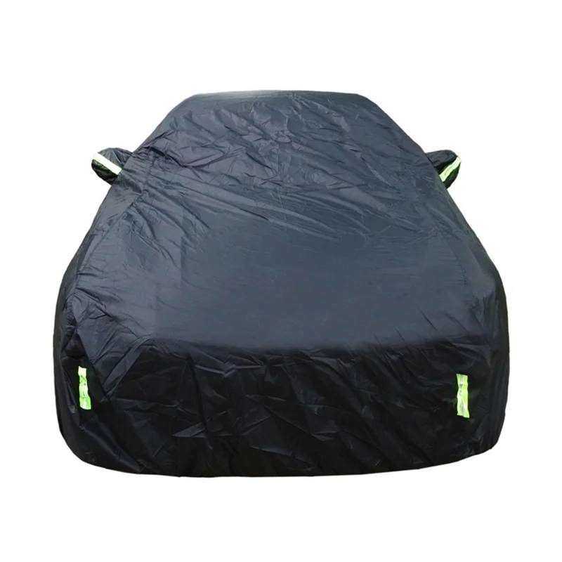 Auto-Abdeckung Abdeckung Sonnenschirm Staubdicht Schutz Mit Reflektierende Streifen Universal Für Fließheck Limousine SUV(L-4.70X1.80X1.50M) von DGOINGPI