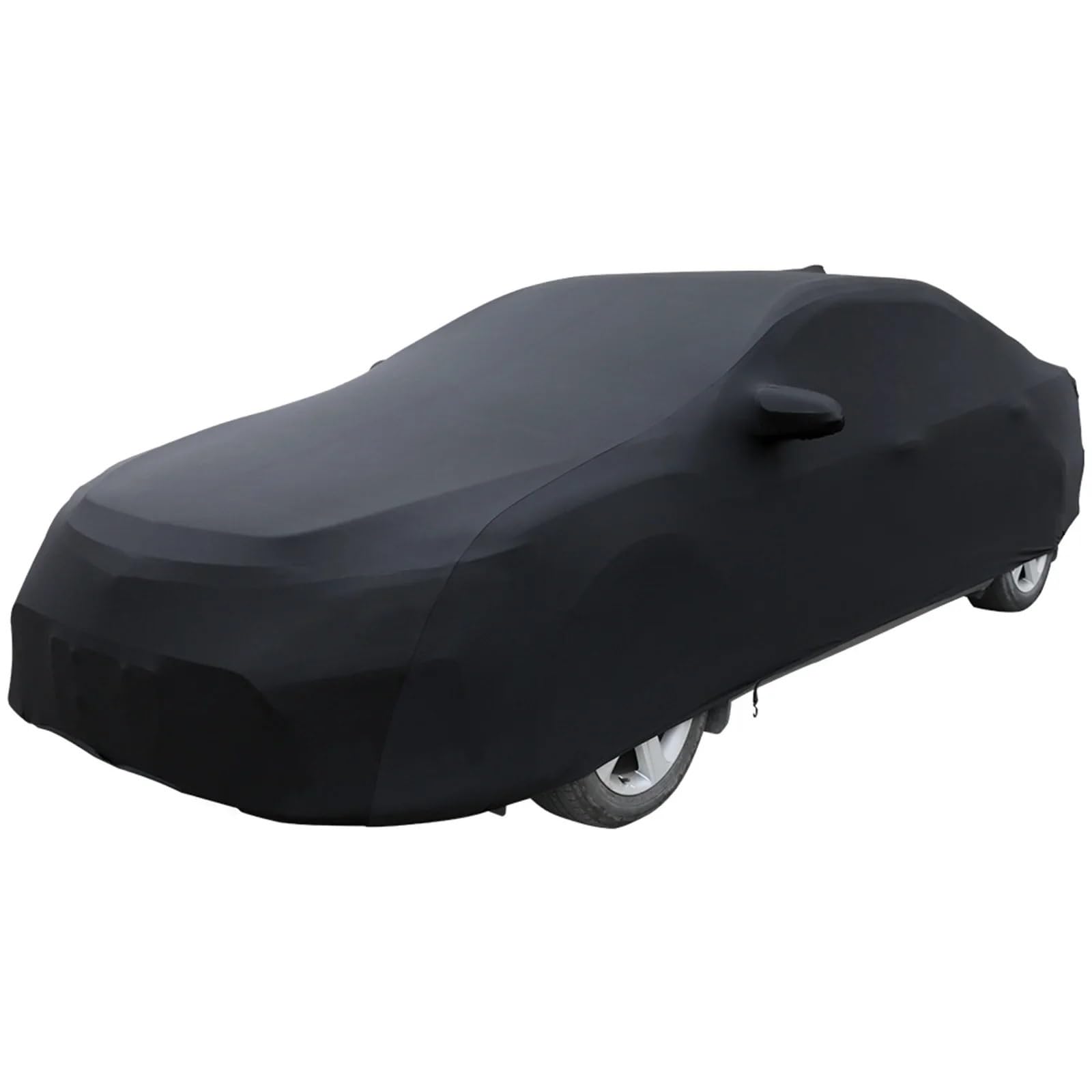 Auto-Abdeckung Autoabdeckung Staubdicht SUV-Abdeckungen Innenraum Für Dodge Challenger Fit Für Ferrari Fit Für Jaguar(Black) von DGOINGPI