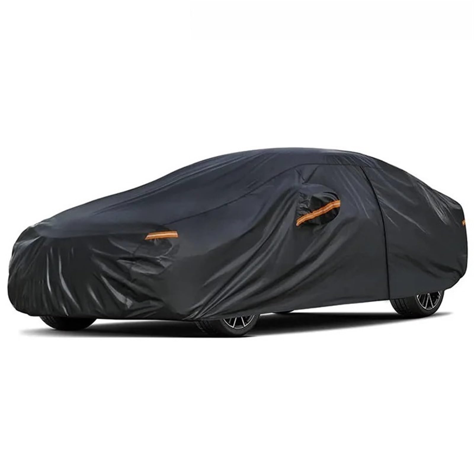 Auto-Abdeckung Autoabdeckung Wasserdicht Allwetter, Vollständige Außenabdeckung Outdoor Schnee Sonne UV-Schutz Mit Reißverschluss(3M) von DGOINGPI