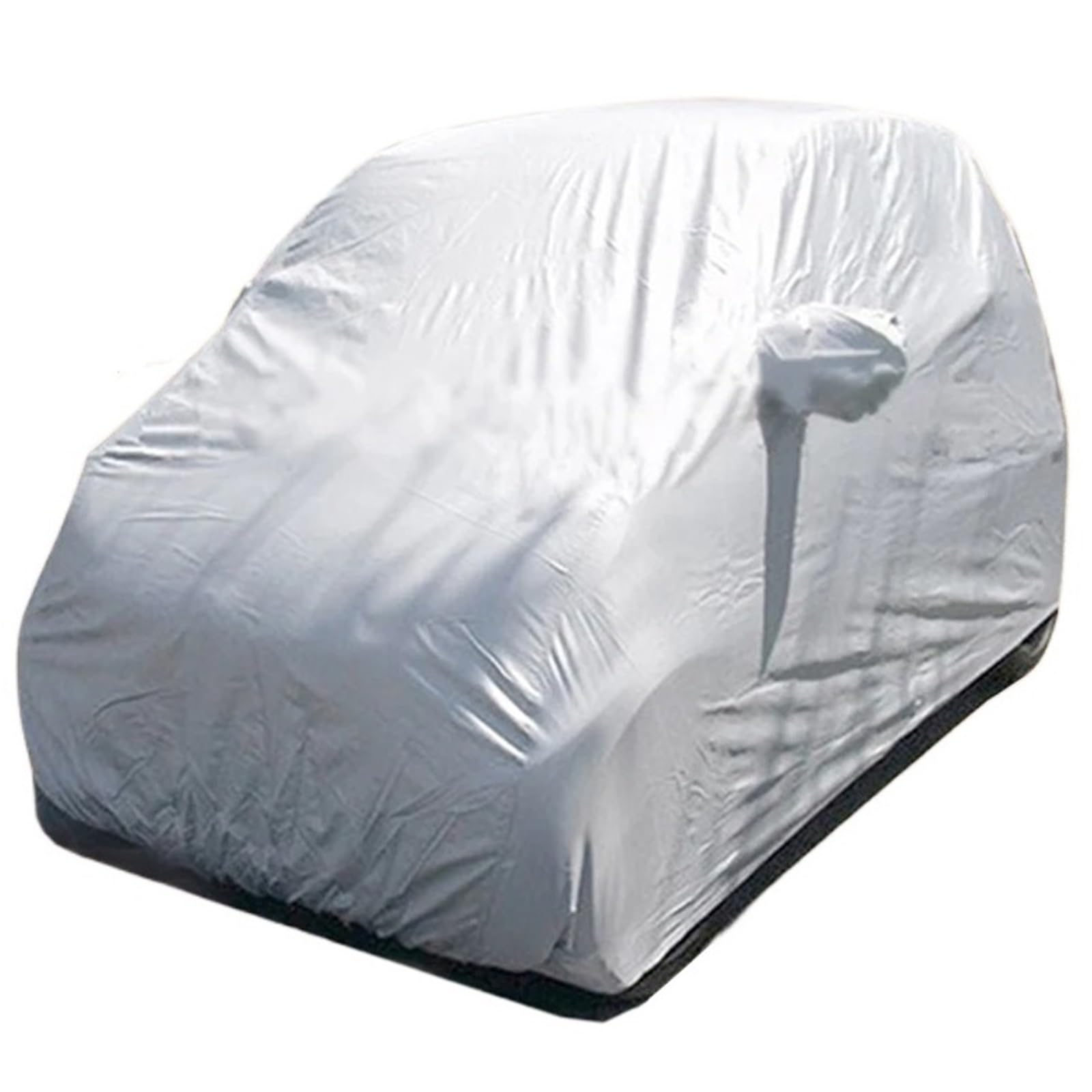 Auto-Abdeckung Fit für Benz Smart Fortwo Autoabdeckungen wasserdichte Auto Sonnenschutzabdeckung Universal SUV Anti-UV Schneefeste Tür(4.15x1.75x1.45m -M) von DGOINGPI