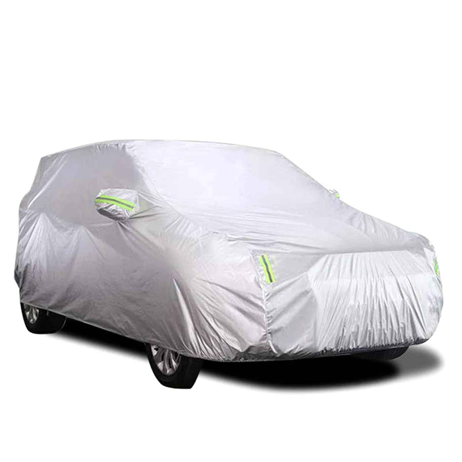 Auto-Abdeckung Limousinenabdeckungen mit reflektierenden Streifen, Sonnenschutz, staubdicht, wasserdicht, UV-Kratzfest, universell, XL Auto-Abdeckung Limousinenabdeckungen mit reflektierenden Streifen, Sonnenschutz, staubdicht, wasserdicht, UV-Kratzfest, universell, XL von DGOINGPI