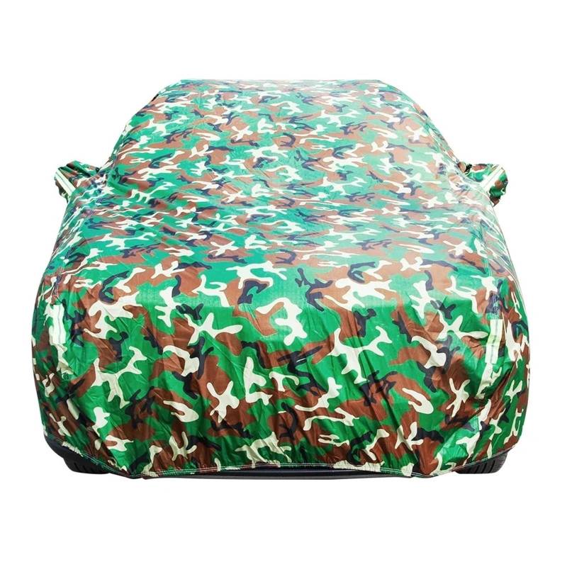 Auto-Abdeckung Regen Sonne Schnee Wind Schützen wasserdichte Auto Abdeckung Fit Für Suzuki Jimny Alivio Alto Baleno Celerio Ciaz Dzire Ertiga(I,Camouflage) von DGOINGPI