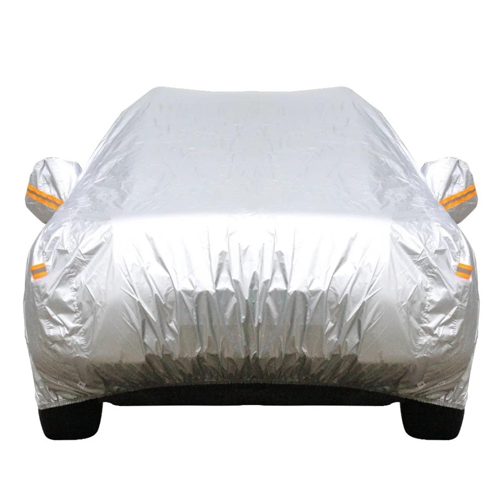 Auto-Abdeckung Regen Sonne Schnee Wind Schützen wasserdichte Auto Abdeckung Fit Für Suzuki Jimny Alivio Alto Baleno Celerio Ciaz Dzire Ertiga(I,Silver) von DGOINGPI