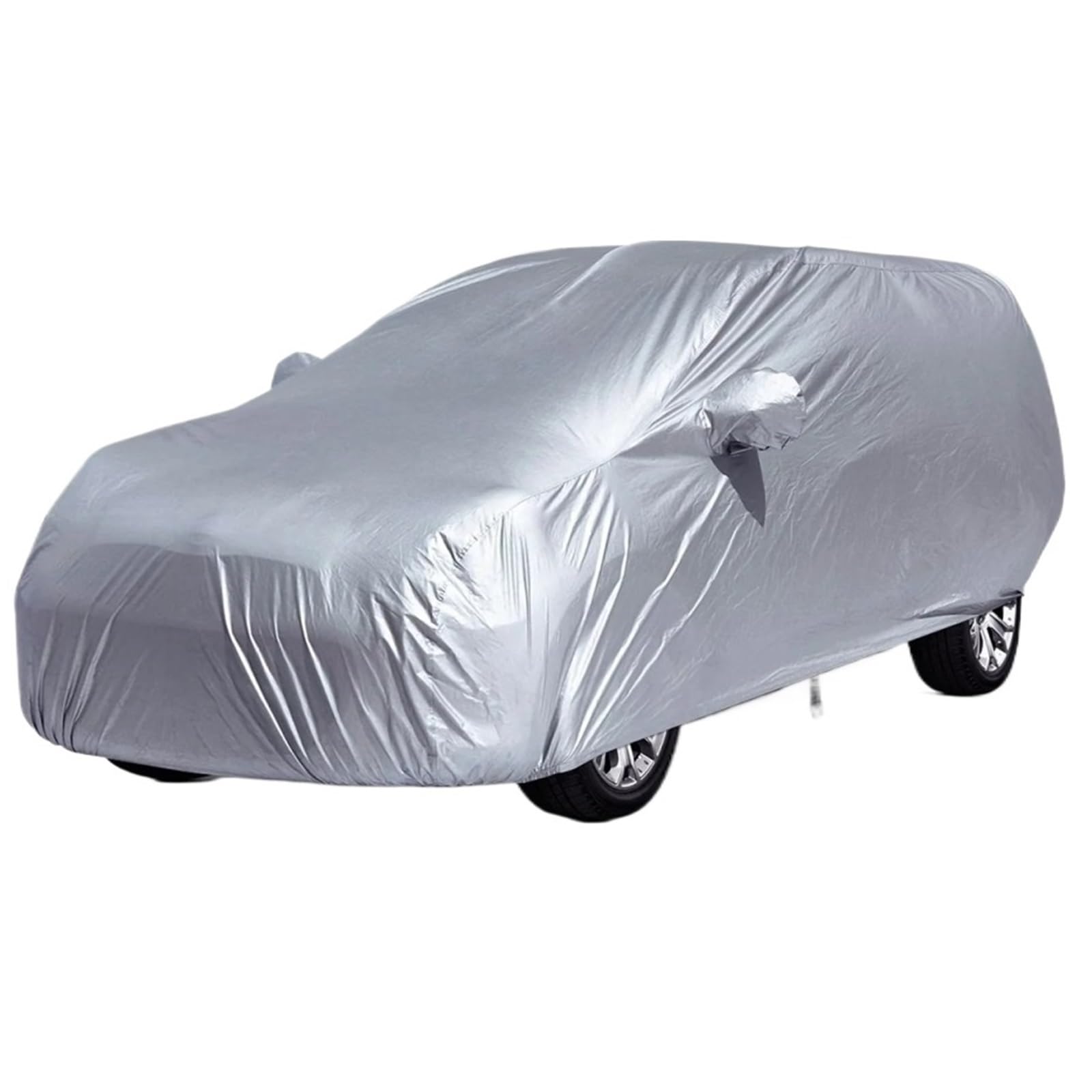 Auto-Abdeckung Universal-Vollgaragen für SUV/Limousine, wasserdicht, für den Außenbereich, Sonnenschutz, Regen, Schnee, Staub, UV-Schutz, M-XX(L) von DGOINGPI