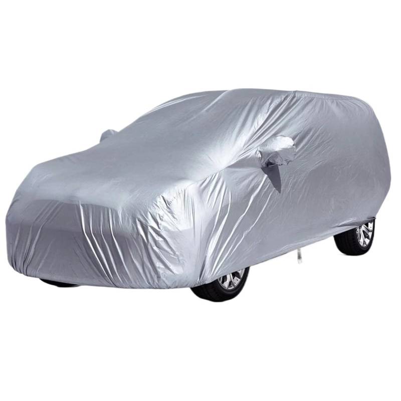 Auto-Abdeckung Universal-Vollgaragen für SUV/Limousine, wasserdicht, für den Außenbereich, Sonnenschutz, Regen, Schnee, Staub, UV-Schutz, M-XX(L) von DGOINGPI