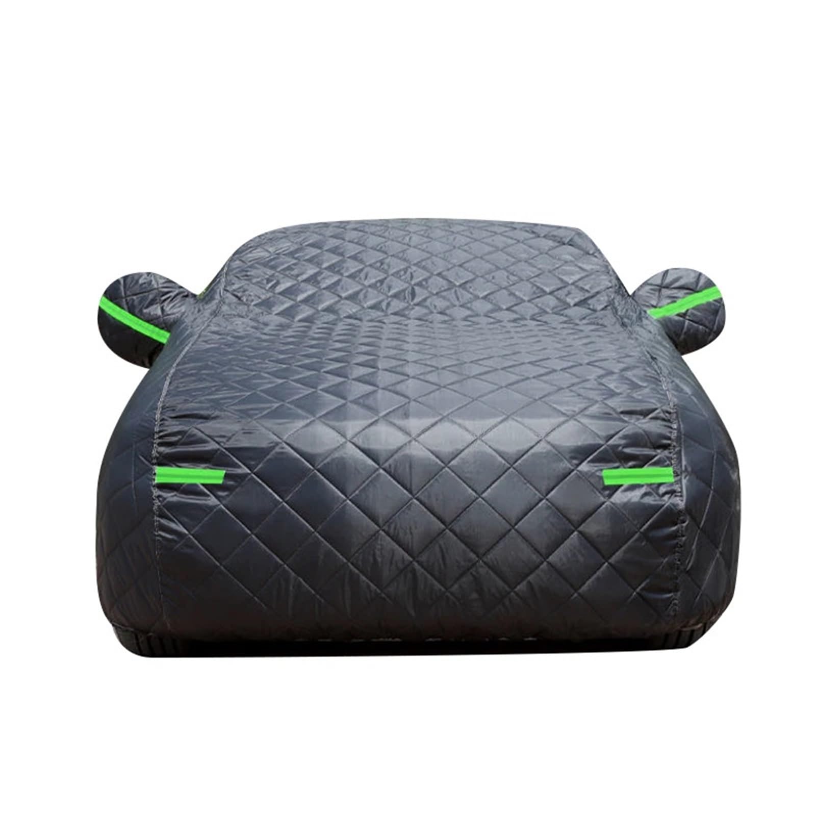 Auto-Abdeckung wasserdichte Autoabdeckungen Hagelschutzabdeckung Markise Schutz Volle Externe Außenwindschutzscheibe Fahrzeuge Regen(Black,XL) von DGOINGPI
