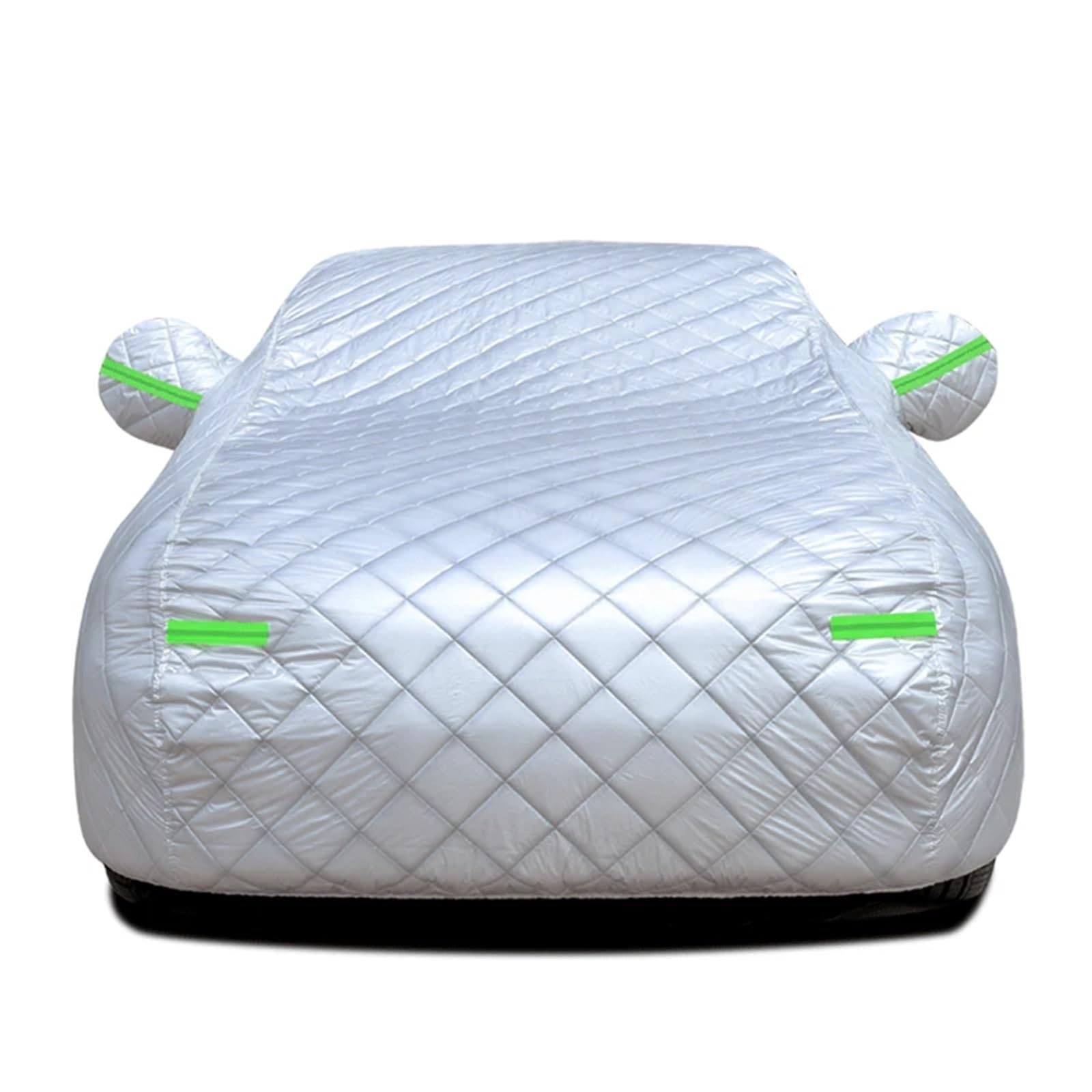 Auto-Abdeckung wasserdichte Autoabdeckungen Hagelschutzabdeckung Markise Schutz Volle Externe Außenwindschutzscheibe Fahrzeuge Regen(Silver,YXXL) von DGOINGPI