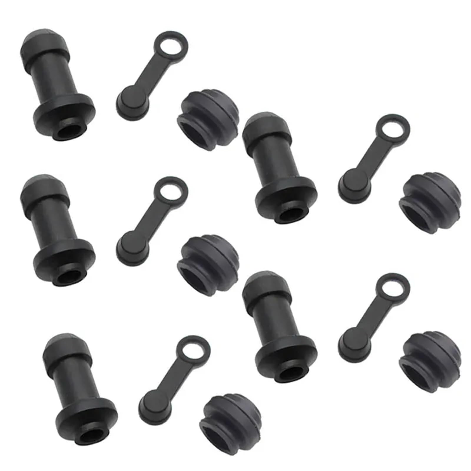 Bremssattel Kolben 10/5/2 Bremse Oberen Unteren Pumpe Sattel Stoßdämpfer Hülse Staub Abdeckungen Disc Wasserdichte Gummi Kappen Bremssattelpresse(5 sets type2) von DGOINGPI