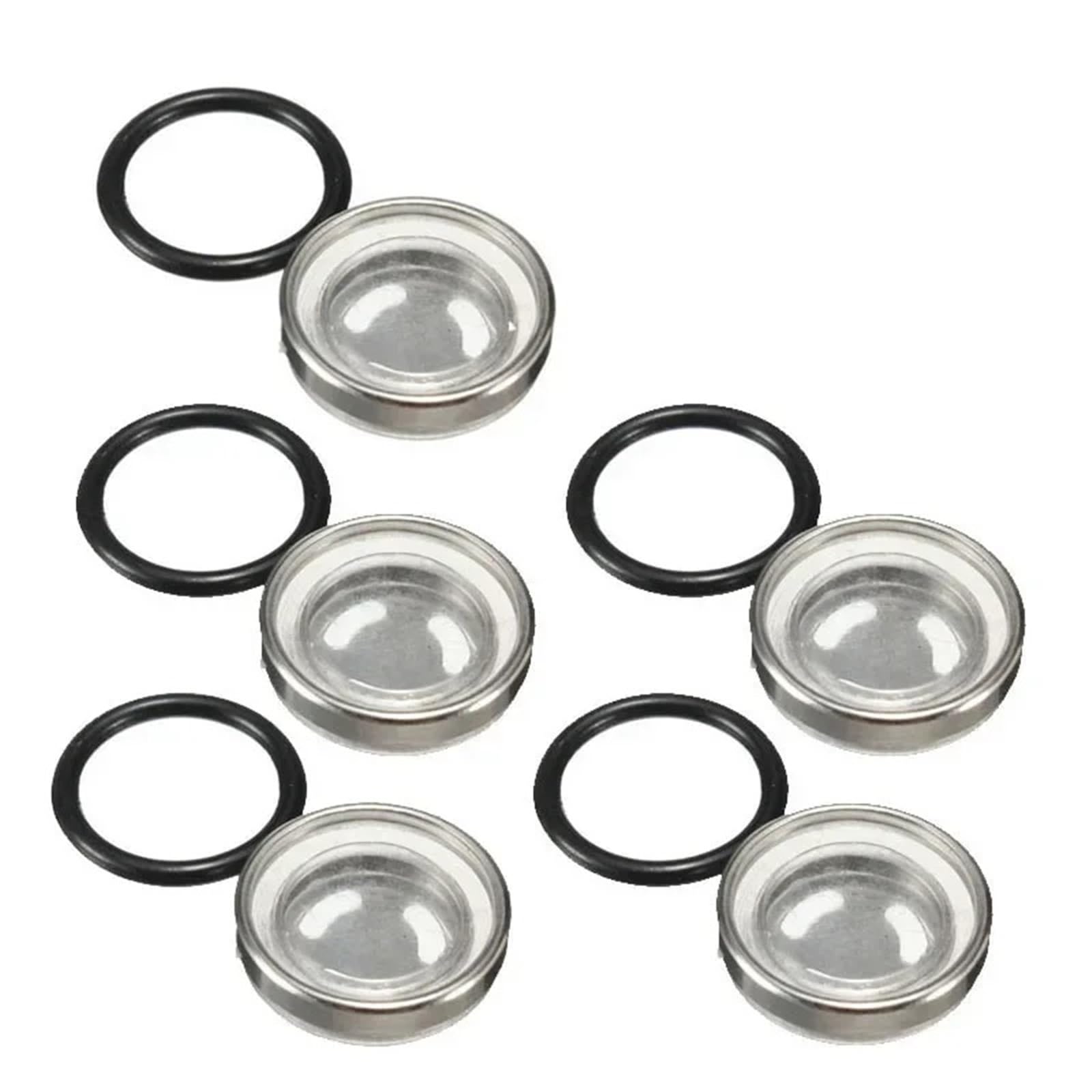 Bremssattel Kolben 5 stücke Motorrad Oberen Pumpe Master Zylinder Brems Pumpe Öl Fenster Spiegel Schauglas Gummi Dichtung 18mm 14mm 12mm Bremssattelpresse(12mm) von DGOINGPI