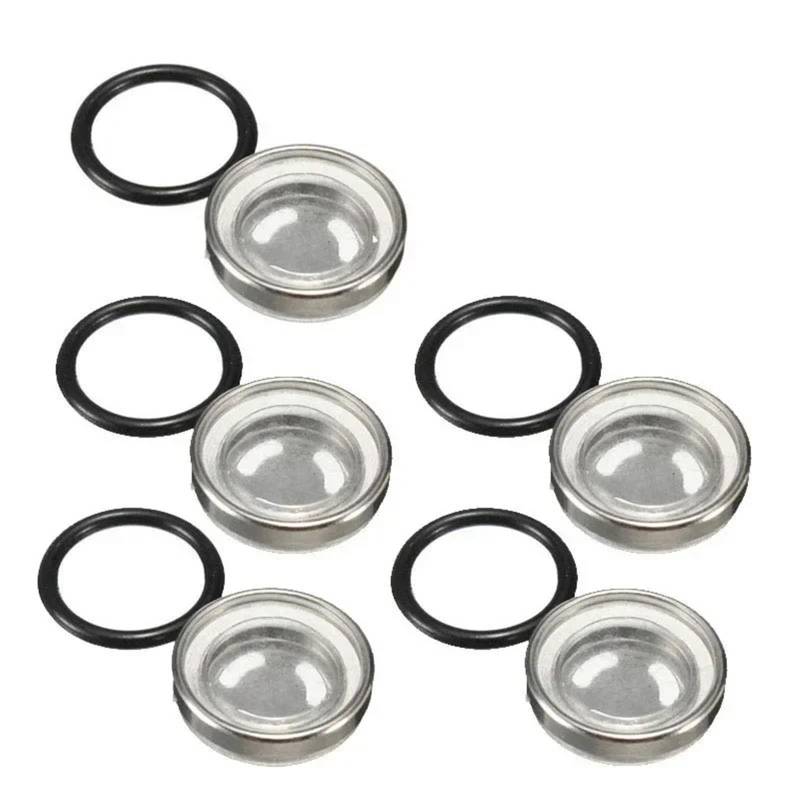 Bremssattel Kolben 5 stücke Motorrad Oberen Pumpe Master Zylinder Brems Pumpe Öl Fenster Spiegel Schauglas Gummi Dichtung 18mm 14mm 12mm Bremssattelpresse(14.5mm) von DGOINGPI