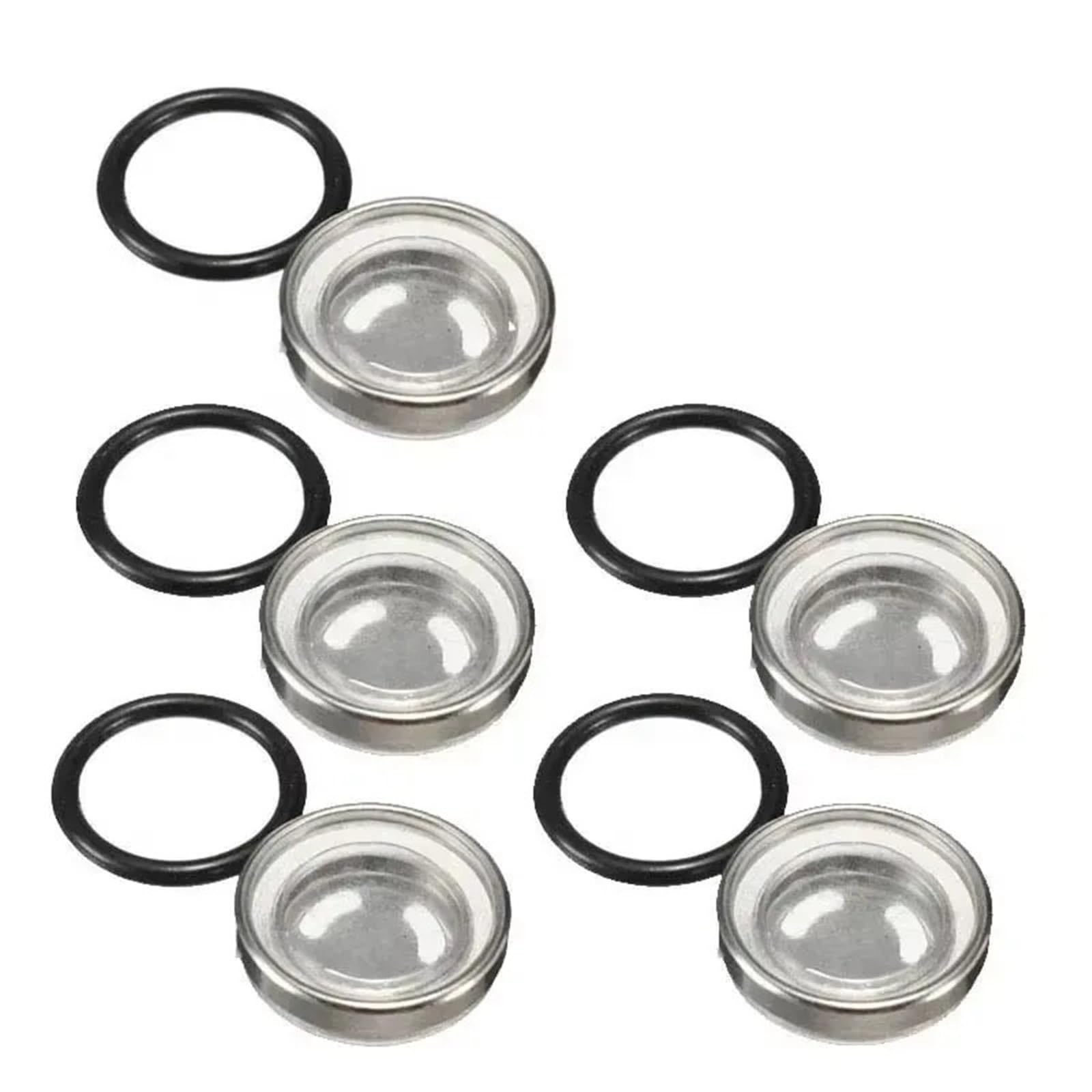 Bremssattel Kolben 5 stücke Motorrad Oberen Pumpe Master Zylinder Brems Pumpe Öl Fenster Spiegel Schauglas Gummi Dichtung 18mm 14mm 12mm Bremssattelpresse(18mm) von DGOINGPI