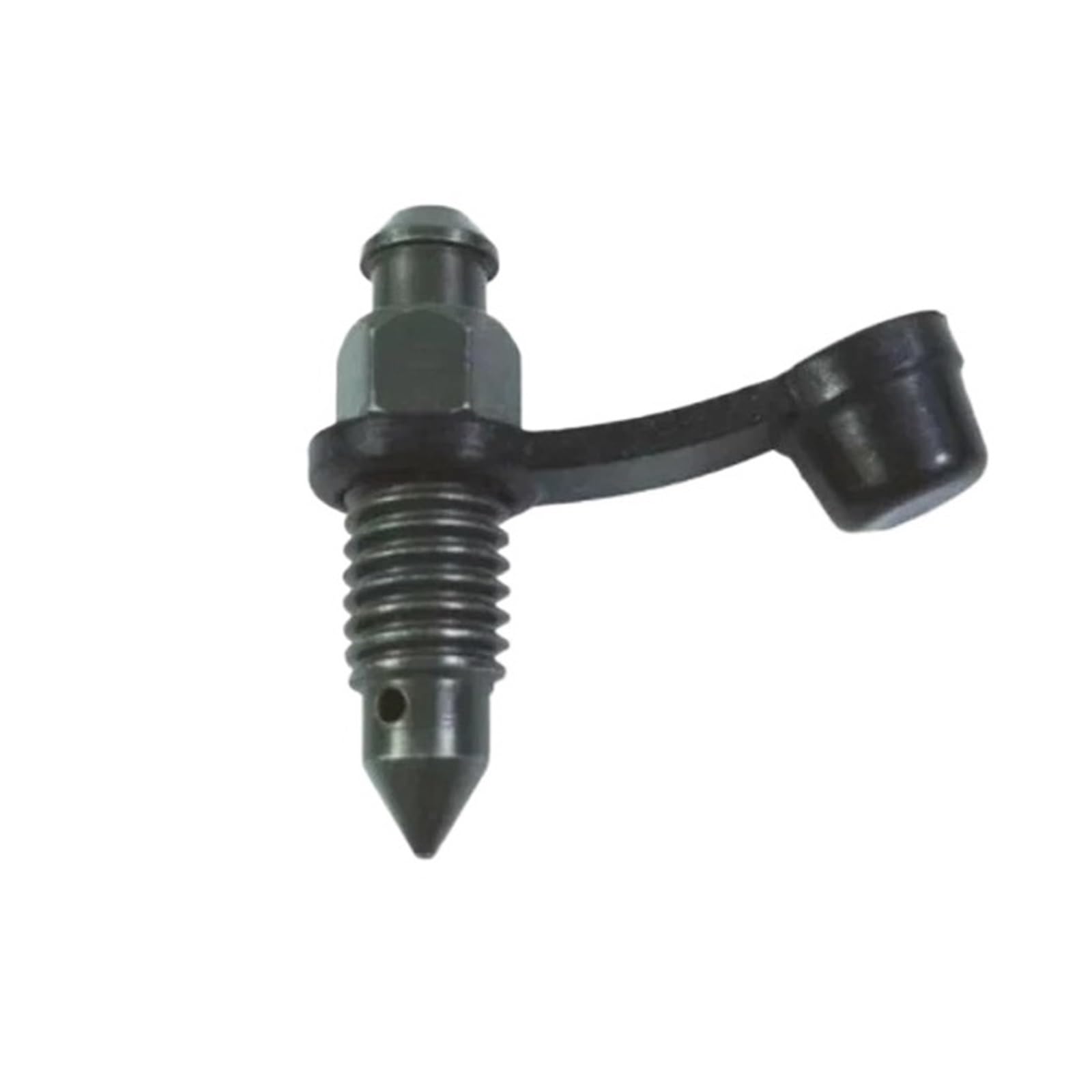 Bremssattel Kolben M8 M10 1,25 1,0 Pitch Bremsölpumpe Bremssättel Auspuff Entlüftungsschraube Bolzenmutter Für Moped Roller Mit Gummistaubkappe Bremssattelpresse(M10x1.0mm 1 piece S) von DGOINGPI