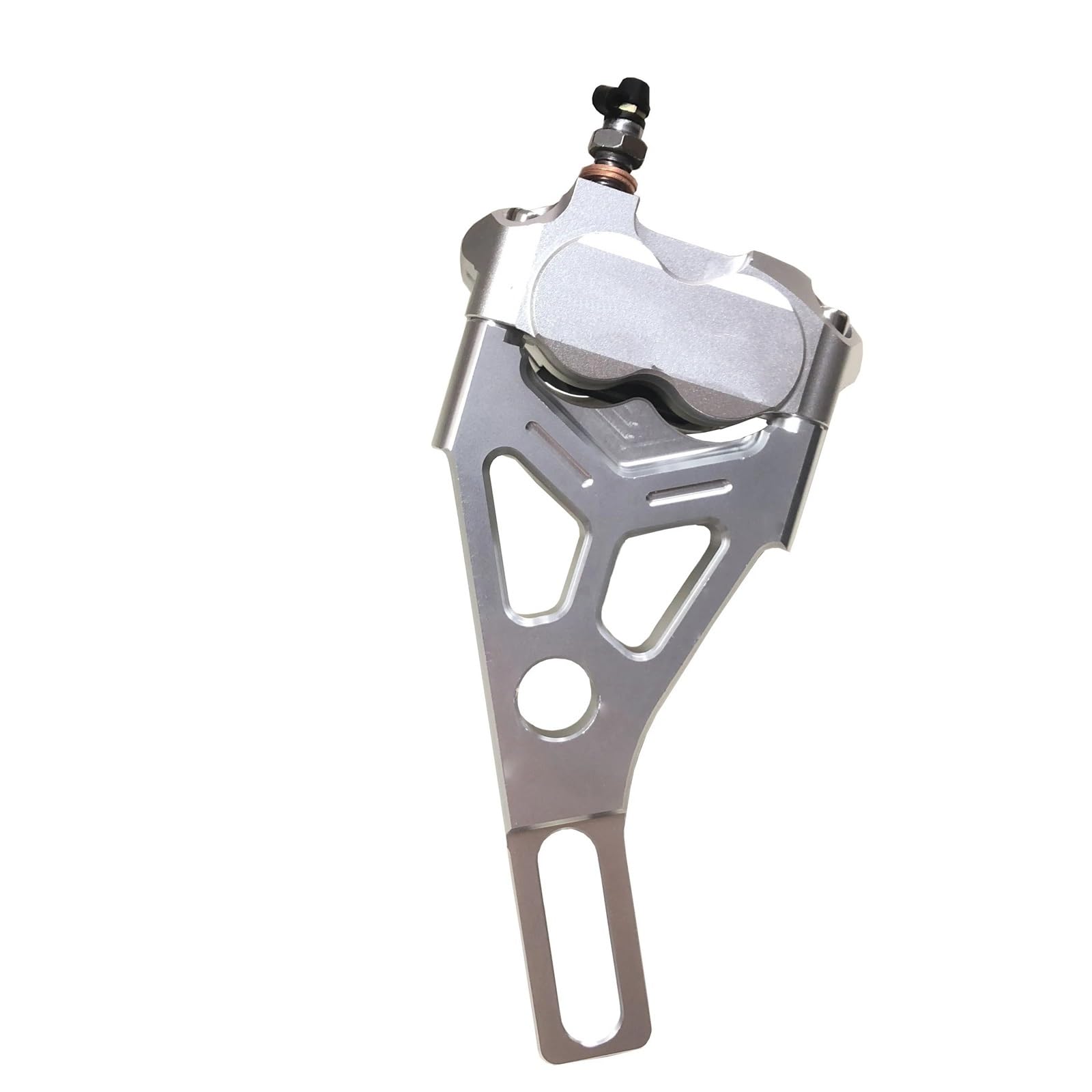 Bremssattel Kolben Motorrad 82mm RPM Radial Bremssattel Mit Hinten Halterung Adapter Für 220mm Disc Bremssattelpresse(D) von DGOINGPI