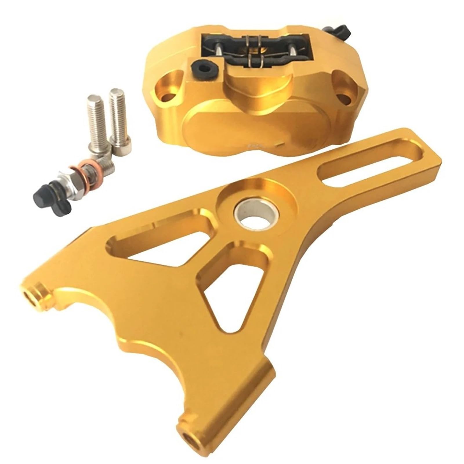Bremssattel Kolben Motorrad 82mm RPM Radial Bremssattel Mit Hinten Halterung Adapter Für 220mm Disc Bremssattelpresse(I) von DGOINGPI