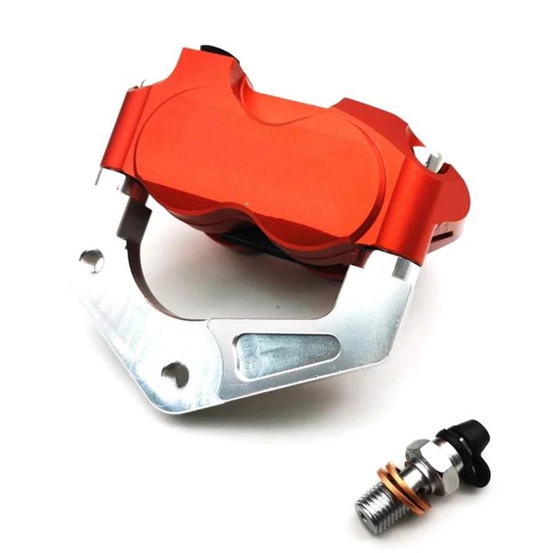 Bremssattel Kolben Vorne 4 Kolben Radial Montage 82mm RPM Fit Für Yamaha Kawasaki Roller Rsz Jog Kraft Dirt Bike GROM Bremssattelpresse(A) von DGOINGPI