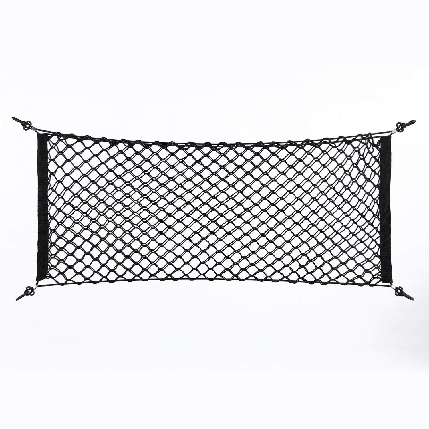 DGTRHTED Car Organizer Bag - 100x40cm Universelles Gepäcknetz für Auto, Transporter, LKW und SUV - Schwarz, Nylon + Kunststoff DGTRHTED Car Organizer Bag - 100x40cm Universelles Gepäcknetz für Auto, Transporter, LKW und SUV - Schwarz, Nylon + Kunststoff von DGTRHTED