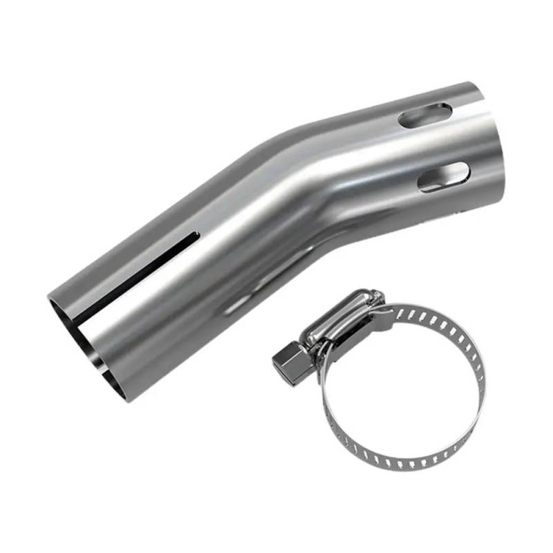 DHAEY Motorrad Auspuff Motorrad-Auspuff, Dekoratives Auspuff-Knierohr-Schutzrohr Hinterer Abschnitt, Ellenbogen-Endrohr-Auspuff von DHAEY