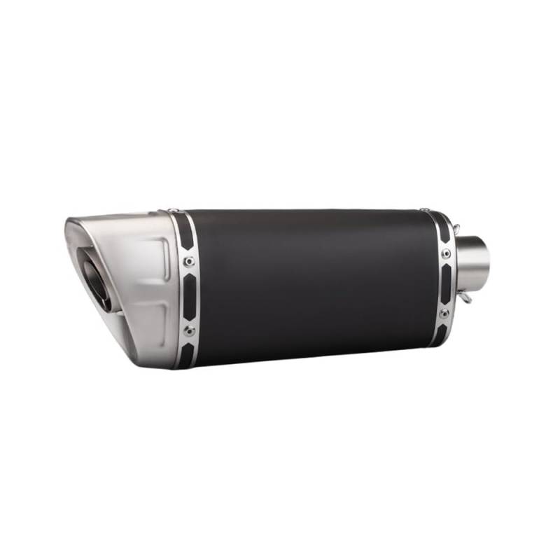 DHAEY Motorrad Auspuff Universal-Schalldämpfer 36–51 Mm Motorrad-Schalldämpfer Auspuffrohr Modifizierter Universal-Auspuff(White) von DHAEY