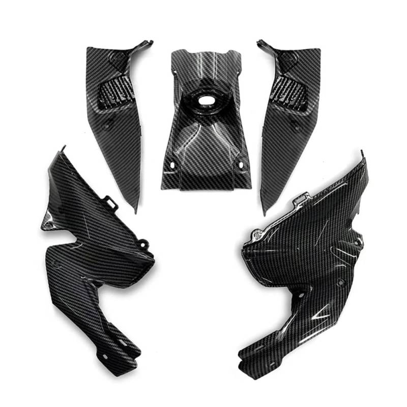 DHAEY Verkleidungen Motorrad Schalter Abdeckung Iink Platte Innenfutter Platte Verkleidung Gehäuse Seite Panel Für Z900 Für Z 900 Für Z900 2020-2023(1 Set-Carbon Look) von DHAEY