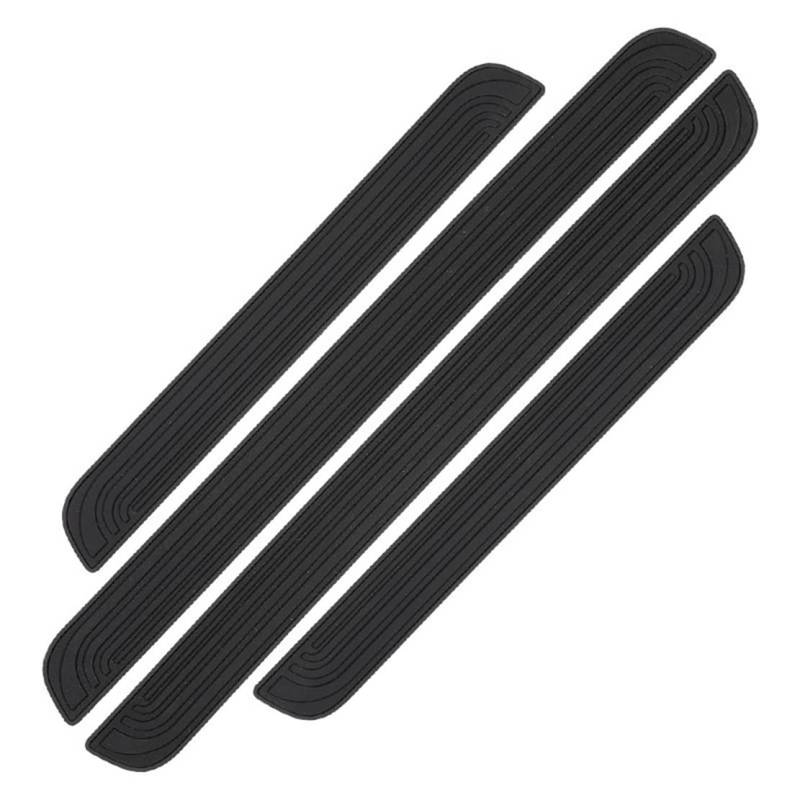 DHBZNB 4pcs Einstiegsleisten für Autos,kompatibel mit Mercedes-Benz AMG GT A Class AMG C Class AMG GLC AMG,Autozubehör,Black von DHBZNB