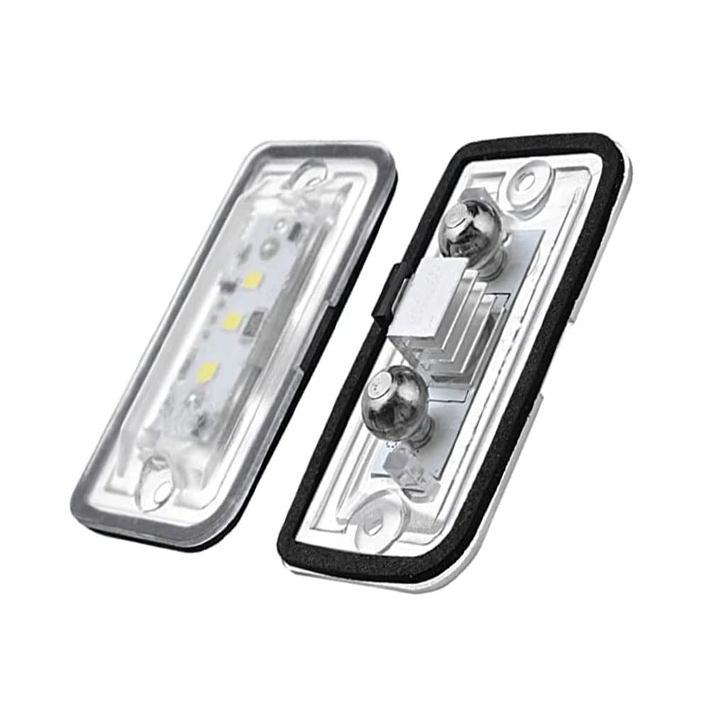 DHCN Autolichter 2pcs LED Kennzeichenbeleuchtung 6000K superhelle Kennzeichenbeleuchtung für M-erc-edes für B-enz C W203 CLK W209 SL R230 LED-Licht DHCN Autolichter 2pcs LED Kennzeichenbeleuchtung 6000K superhelle Kennzeichenbeleuchtung für M-erc-edes für B-enz C W203 CLK W209 SL R230 LED-Licht von DHCN