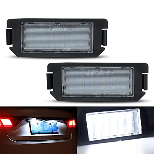 NP 2 Stück LED Kennzeichenbeleuchtung für H-yundai I20 V-eloster FS XG 30 T-erracan HP Coupe GK 12V Weiß Kein Fehler für K-ia P-icanto Rio Soul von DHCN