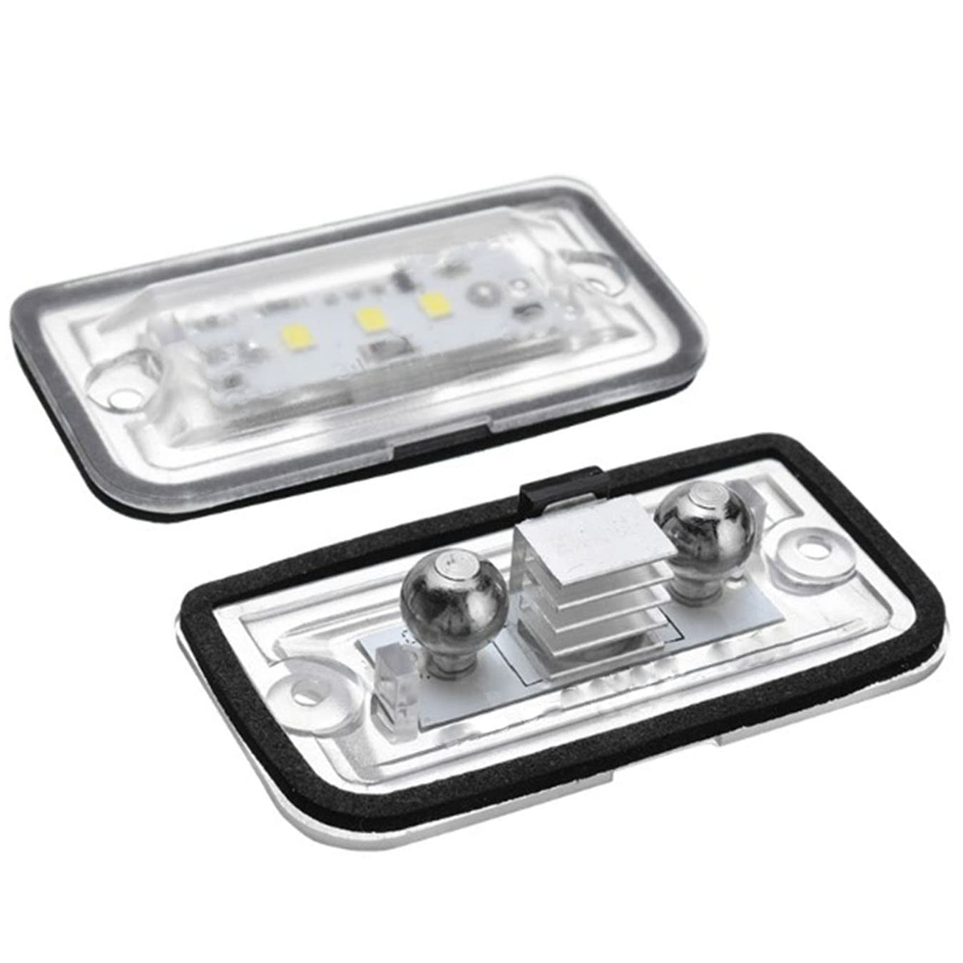 NP 2x Auto LED Kennzeichenbeleuchtung Lampe für M-erc-edes B-enz C W203 CLK W209 A209 C209 SL R230 Kennzeichenbeleuchtung Zubehör von DHCN