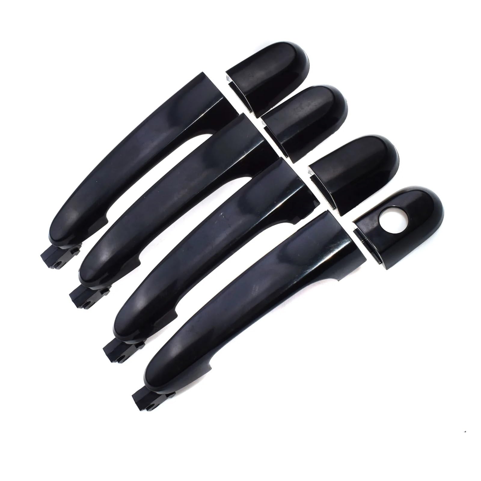 Außentürgriff 82651-1F000 836611F000 Auto Außentürgriff Abdeckung Trim Für Kia Für Sportage 2005 2006 2007 2008 2009 2010 Auto Außen Türgriff(4 Pcs Set) von DHDYJSA