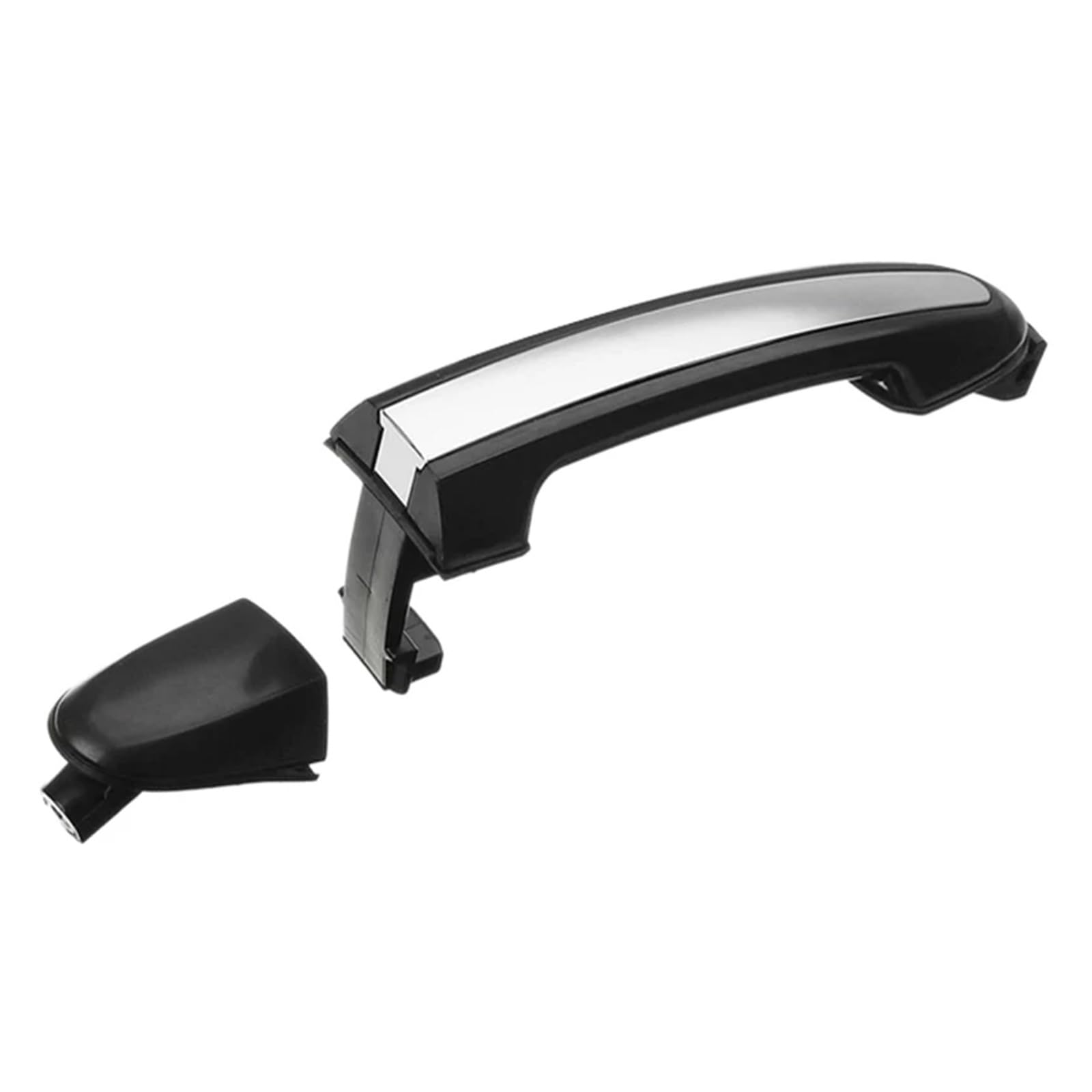 Außentürgriff Auto Außentür Griff Abdeckung 82651-2B010 826512B010 Für Hyundai Für Santa Für Fe 2007 2008 2009 2010 2011 2012 Auto Außen Türgriff(Black Front Right) von DHDYJSA