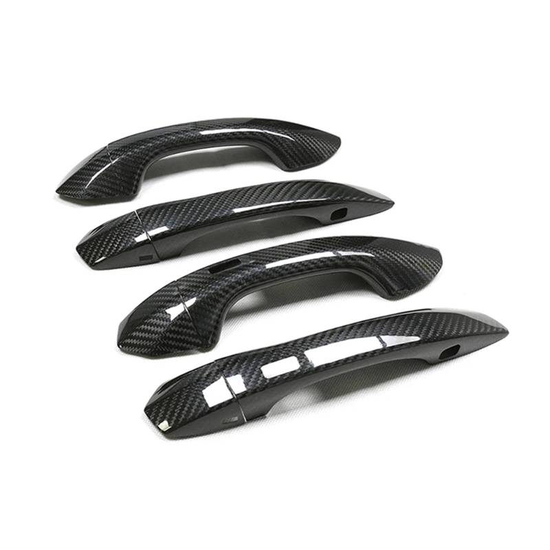 Außentürgriff Auto Außentür Griffe Abdeckung Trim Carbon Faser Zubehör Für A6 Für C8 Für S6 Für RS6 Für Q6 Für E-Tron Auto Außen Türgriff von DHDYJSA