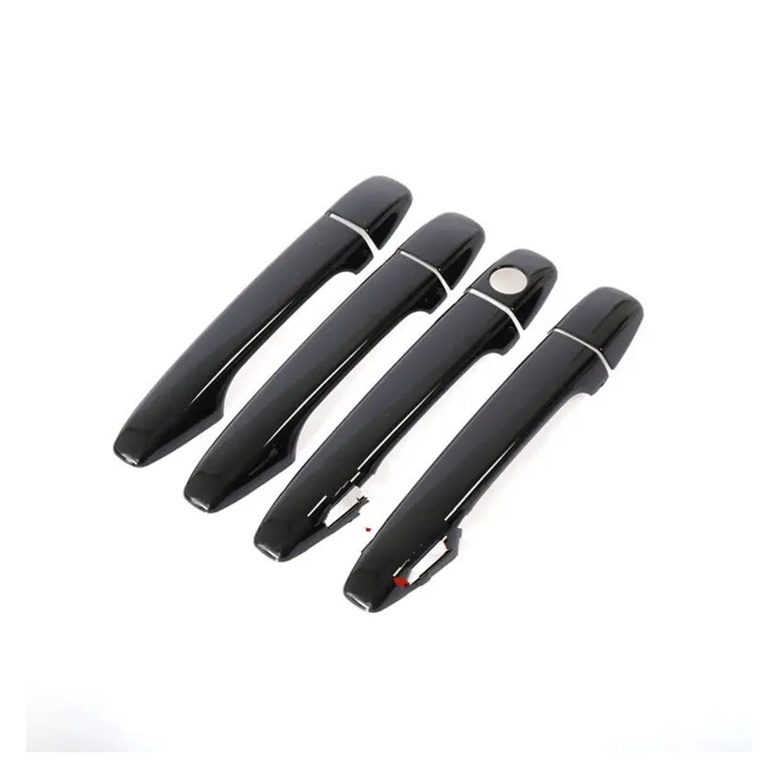 Außentürgriff Auto-Außentürgriff-Kappenabdeckungsverkleidung Für Toyota Für Prius XW30 30 ZVW30 ZVW35 2010 2011 2012 2013 2014 2015 Auto Außen Türgriff(1 Keyhole 2 Buttons) von DHDYJSA