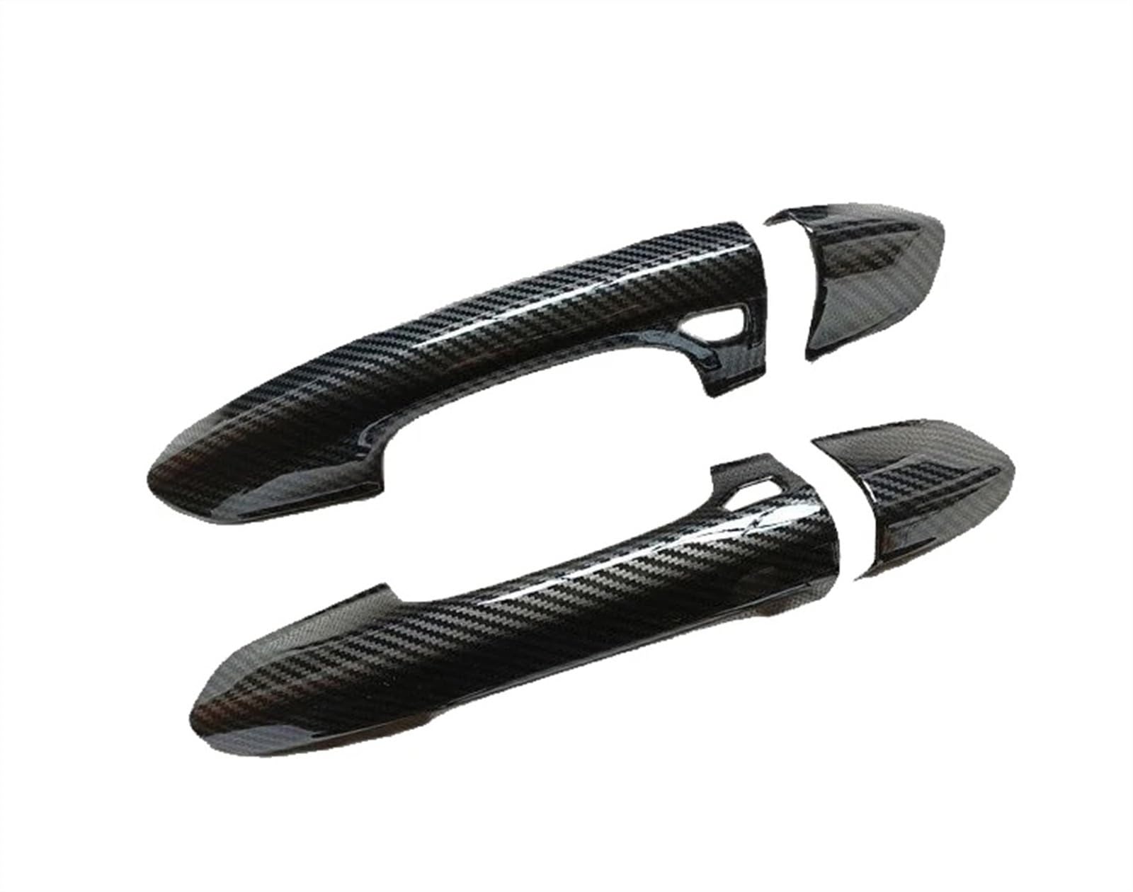 Außentürgriff Auto-Außentürgriffabdeckung, Zierleiste Für Mustang Für MK6 Für S550 2015 2016 2017 2018 2019 2020 2021 2022 2023 Auto Außen Türgriff(Carbon Fiber) von DHDYJSA