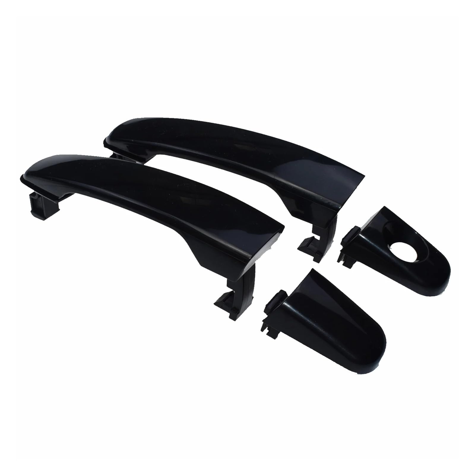 Außentürgriff Auto Schwarz Links Rechts Außentür Griff Abdeckung Für Chevrolet Für Equinox 2005 2006 2007 2008 2009 2010 Auto Außen Türgriff(Left Right Pair) von DHDYJSA