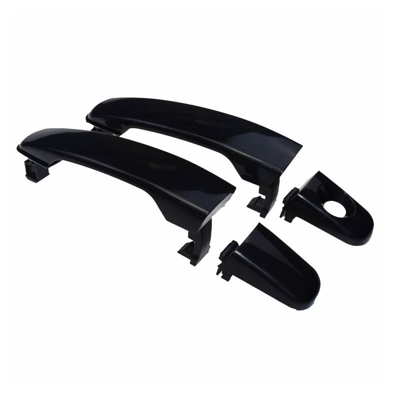 Außentürgriff Auto Schwarz Links Rechts Außentür Griff Abdeckung Für Chevrolet Für Equinox 2005 2006 2007 2008 2009 2010 Auto Außen Türgriff(Left Right Pair) von DHDYJSA