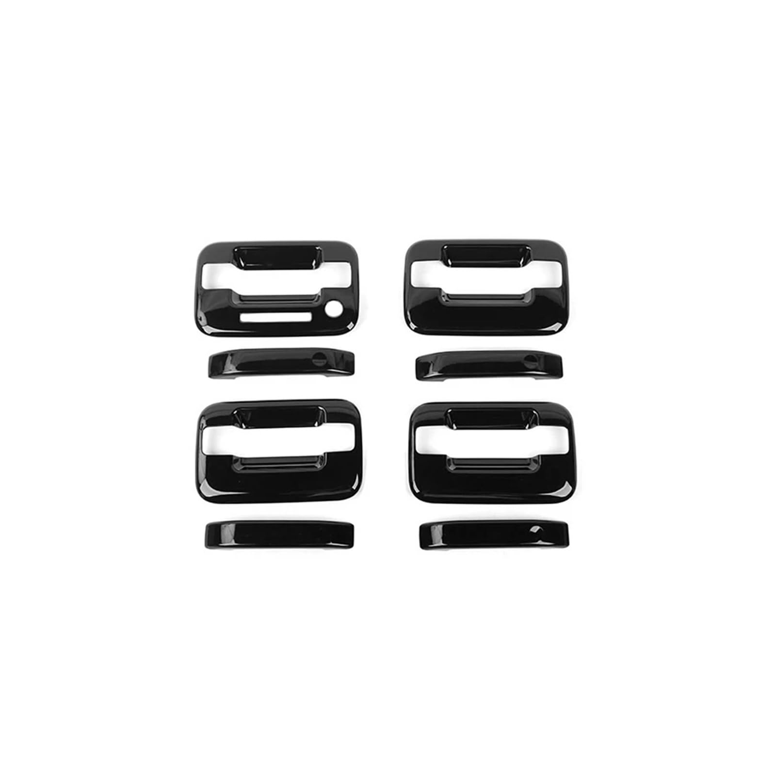 Außentürgriff Auto Türgriff Dekoration Schutzhülle Aufkleber Für Ford Für F150 2009 2010 2011 2012 2013 2014 Auto Außen Türgriff(Black) von DHDYJSA