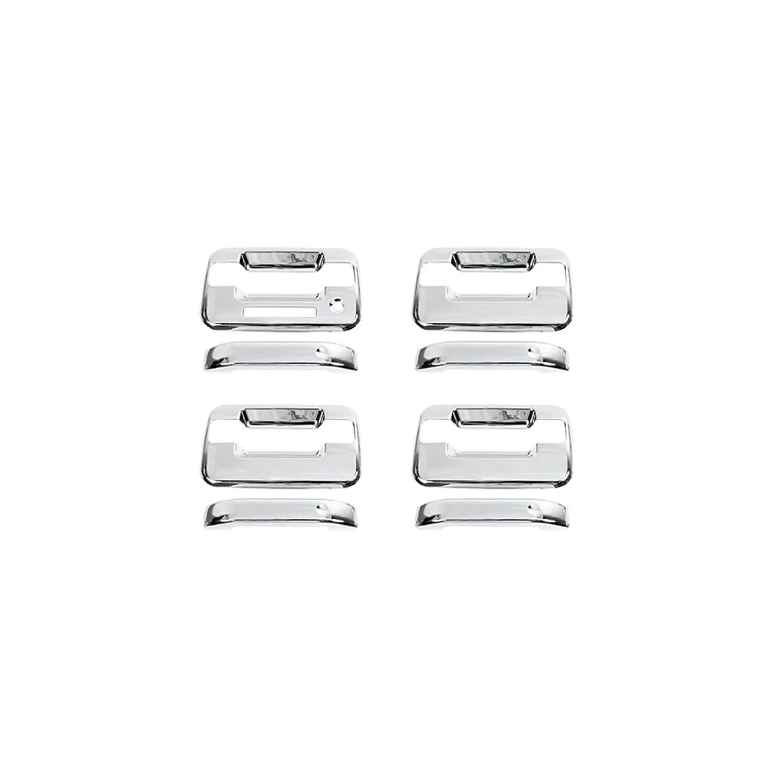 Außentürgriff Auto Türgriff Dekoration Schutzhülle Aufkleber Für Ford Für F150 2009 2010 2011 2012 2013 2014 Auto Außen Türgriff(Chrome) von DHDYJSA