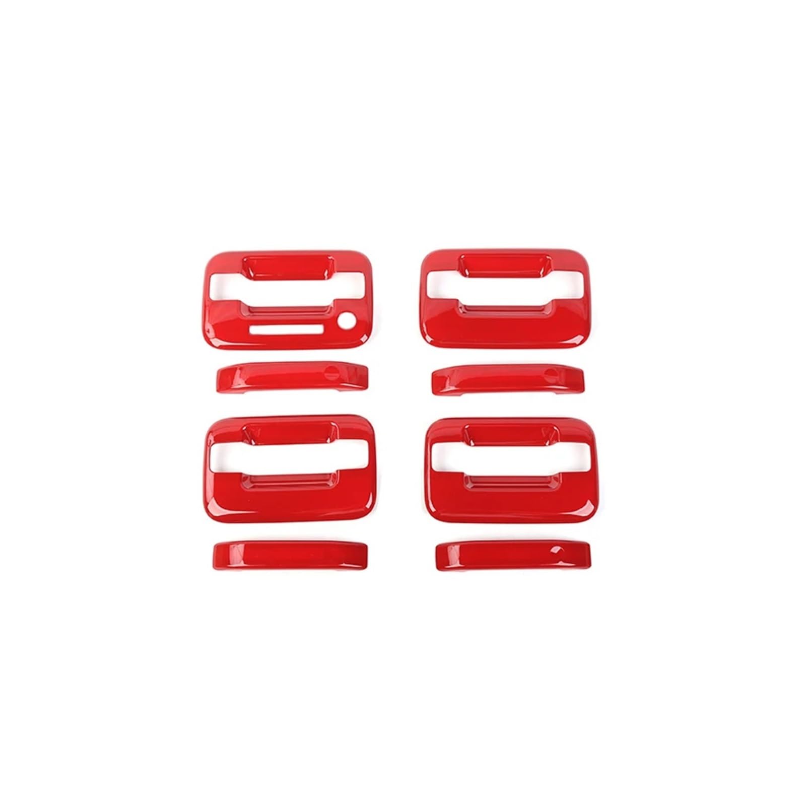 Außentürgriff Auto Türgriff Dekoration Schutzhülle Aufkleber Für Ford Für F150 2009 2010 2011 2012 2013 2014 Auto Außen Türgriff(Red) von DHDYJSA