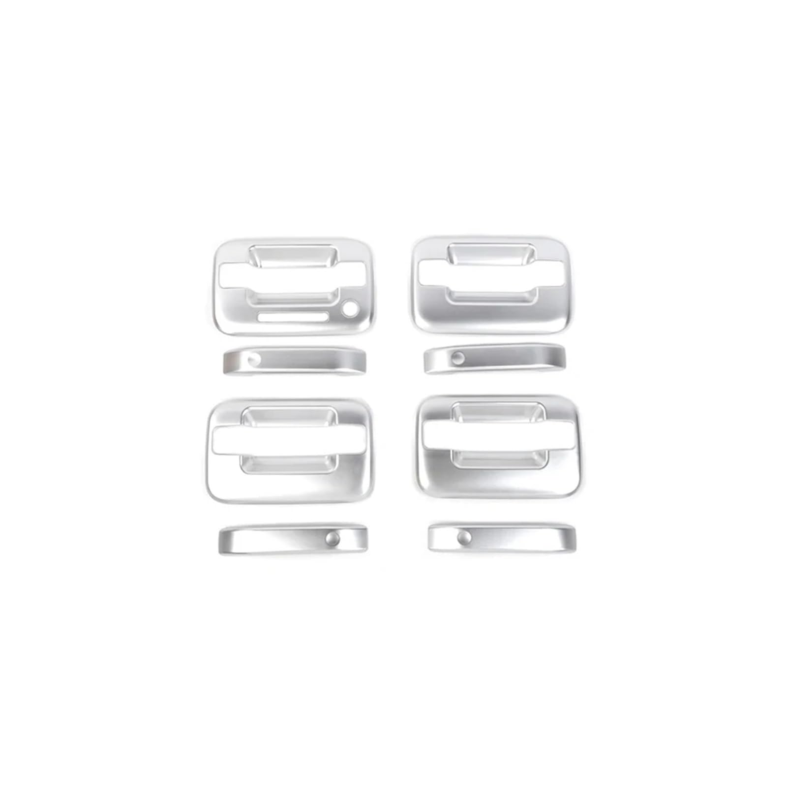 Außentürgriff Auto Türgriff Dekoration Schutzhülle Aufkleber Für Ford Für F150 2009 2010 2011 2012 2013 2014 Auto Außen Türgriff(Silver) von DHDYJSA