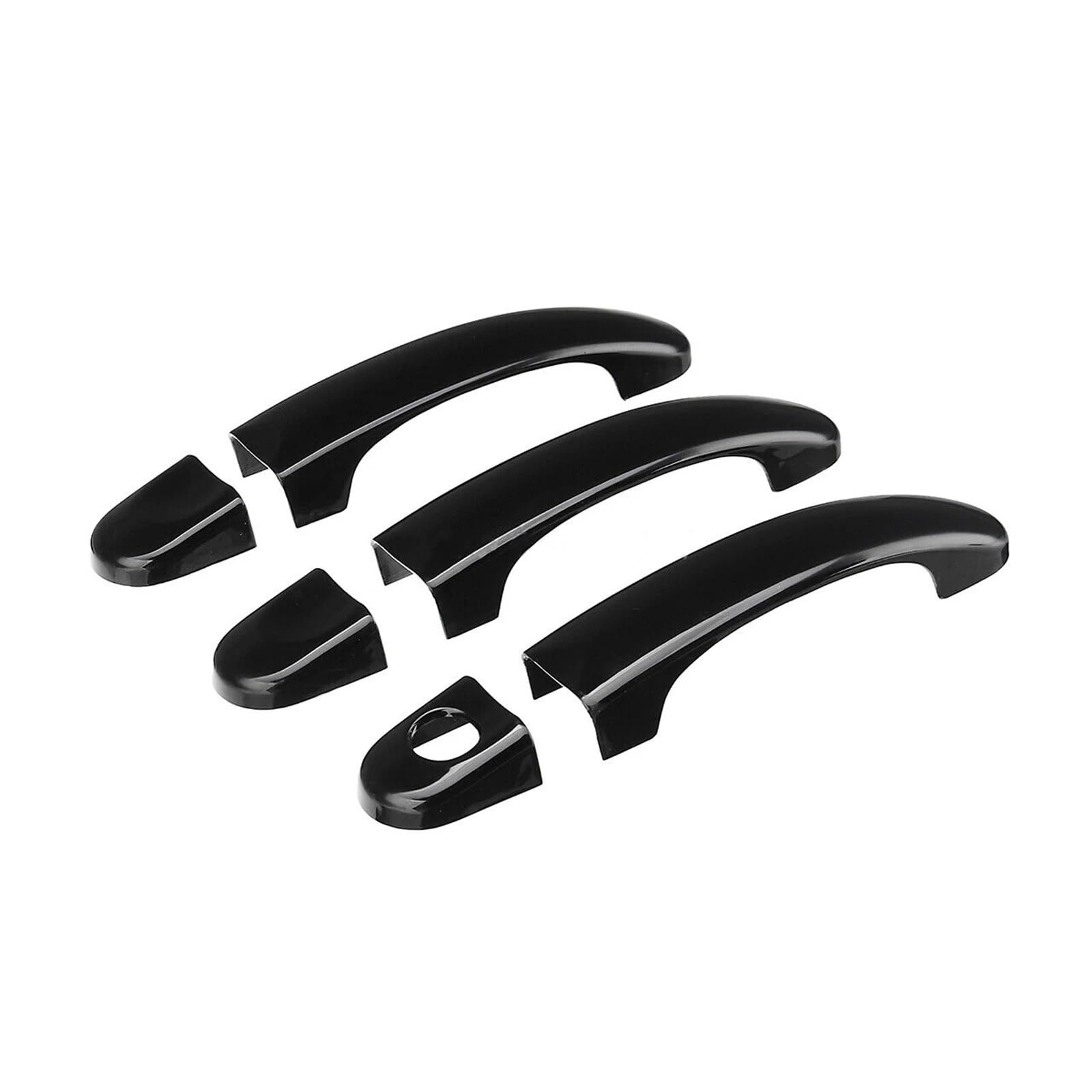 Außentürgriff Autoaußenseitentürgriffabdeckung Für VW Für T5 Für T6 Für Transporter 2004 2005 2006 2007 2008 2009 2010 2011 2012 2013 2014 2015 Auto Außen Türgriff(Gloss Black) von DHDYJSA