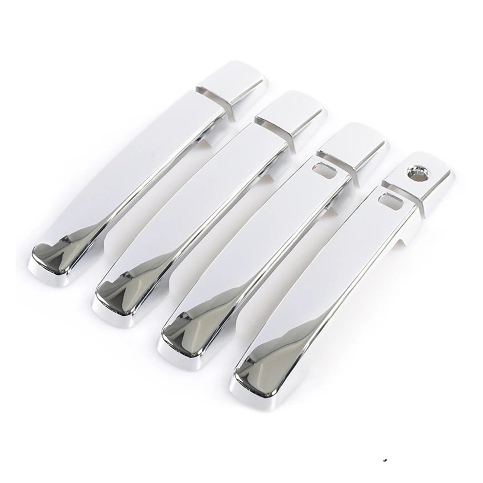 Außentürgriff Autotürgriffabdeckung Zierleisten Chrom Türgriffabdeckung Styling Für Nissan Für Qashqai Für J10 2007 2008 2009 2010 2011 2012 2013 Auto Außen Türgriff(Style1 Silver) von DHDYJSA