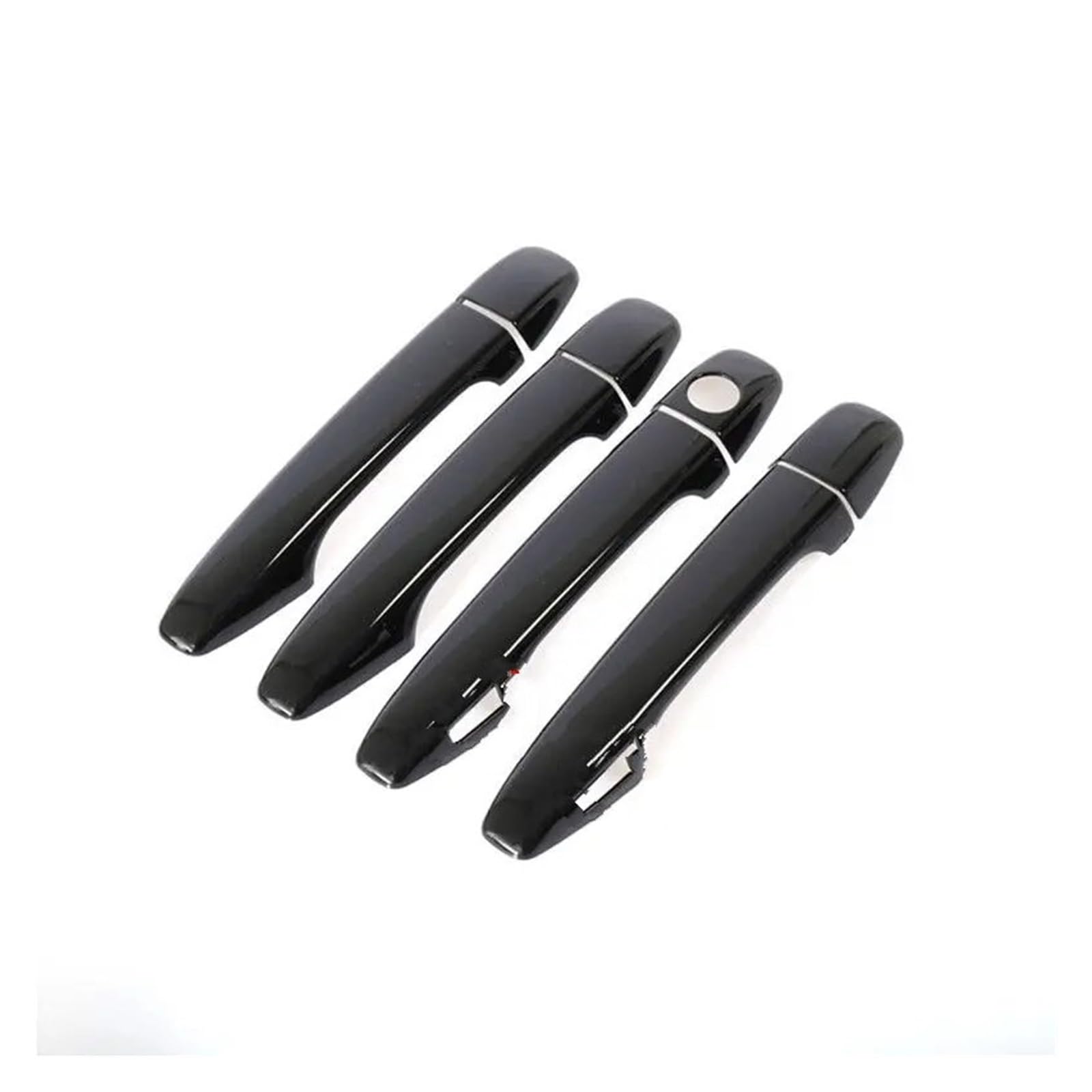Außentürgriff Glänzend Schwarze Autotürgriffabdeckung Styling Für Toyota Für Sienna XL30 2010 2011 2012 2013 2014 2015 2016 2017 2018 2019 Auto Außen Türgriff(Keyless Entry) von DHDYJSA