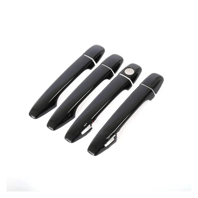 Außentürgriff Glänzend Schwarze Autotürgriffabdeckung Styling Für Toyota Für Sienna XL30 2010 2011 2012 2013 2014 2015 2016 2017 2018 2019 Auto Außen Türgriff(Keyless Entry) von DHDYJSA