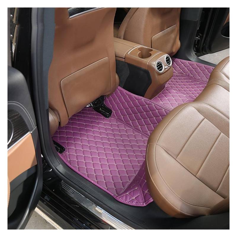 Automatten 1 PCS Custom Leder Auto Fußmatten Für Chevrolet Für Onix 2019 2020 2021 2022 Auto Innen Zubehör Teppiche Teppiche Fuß Pads Fussmatten Auto(10 Rear Mat) von DHDYJSA