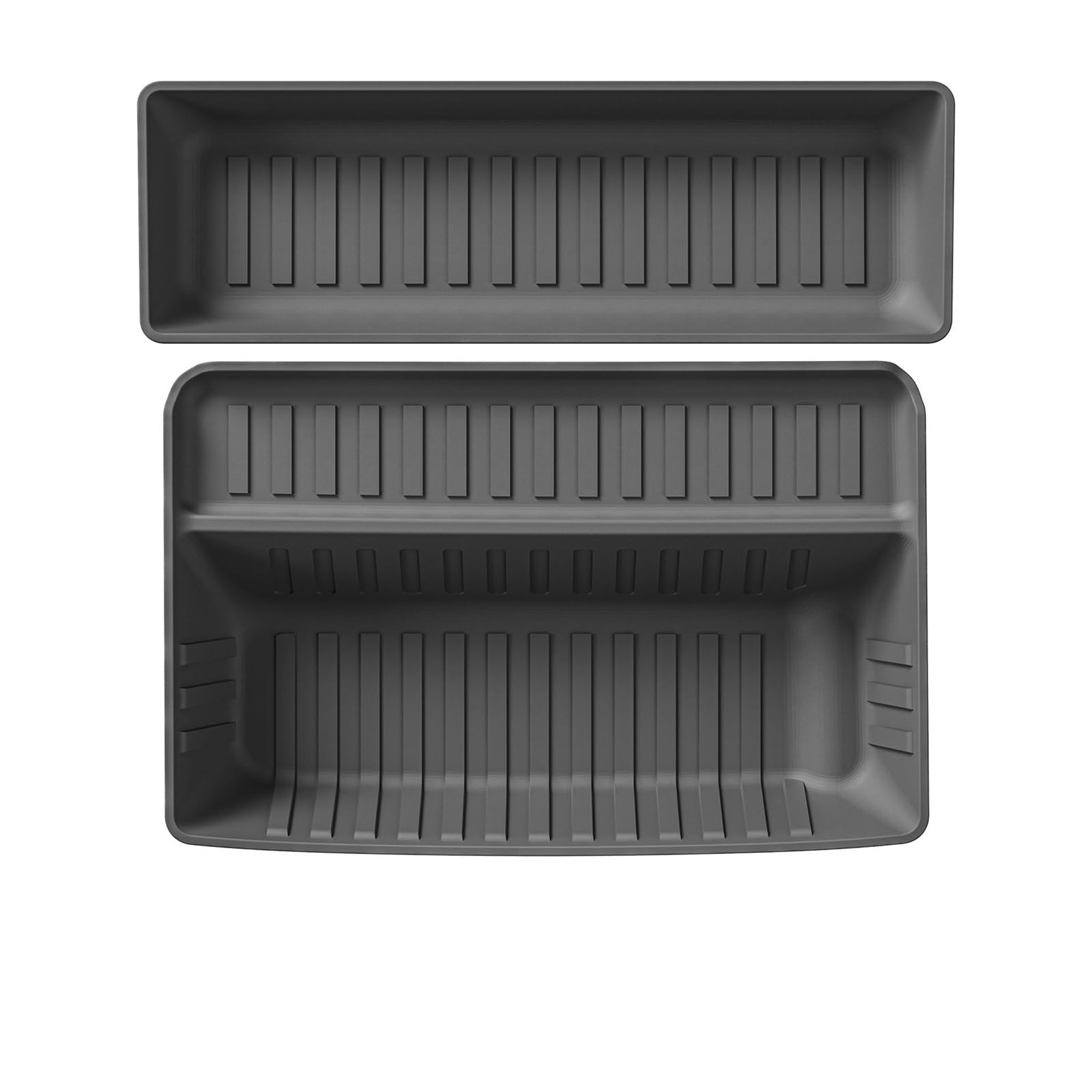 Automatten Auto Fußmatten Cargo Liner Kofferraum Pad TPE 3D Fußmatte Wasserdicht Geruchlos Tablett Set Für Xpeng Für G6 Fussmatten Auto(G6 LOWER-TRUNK) von DHDYJSA