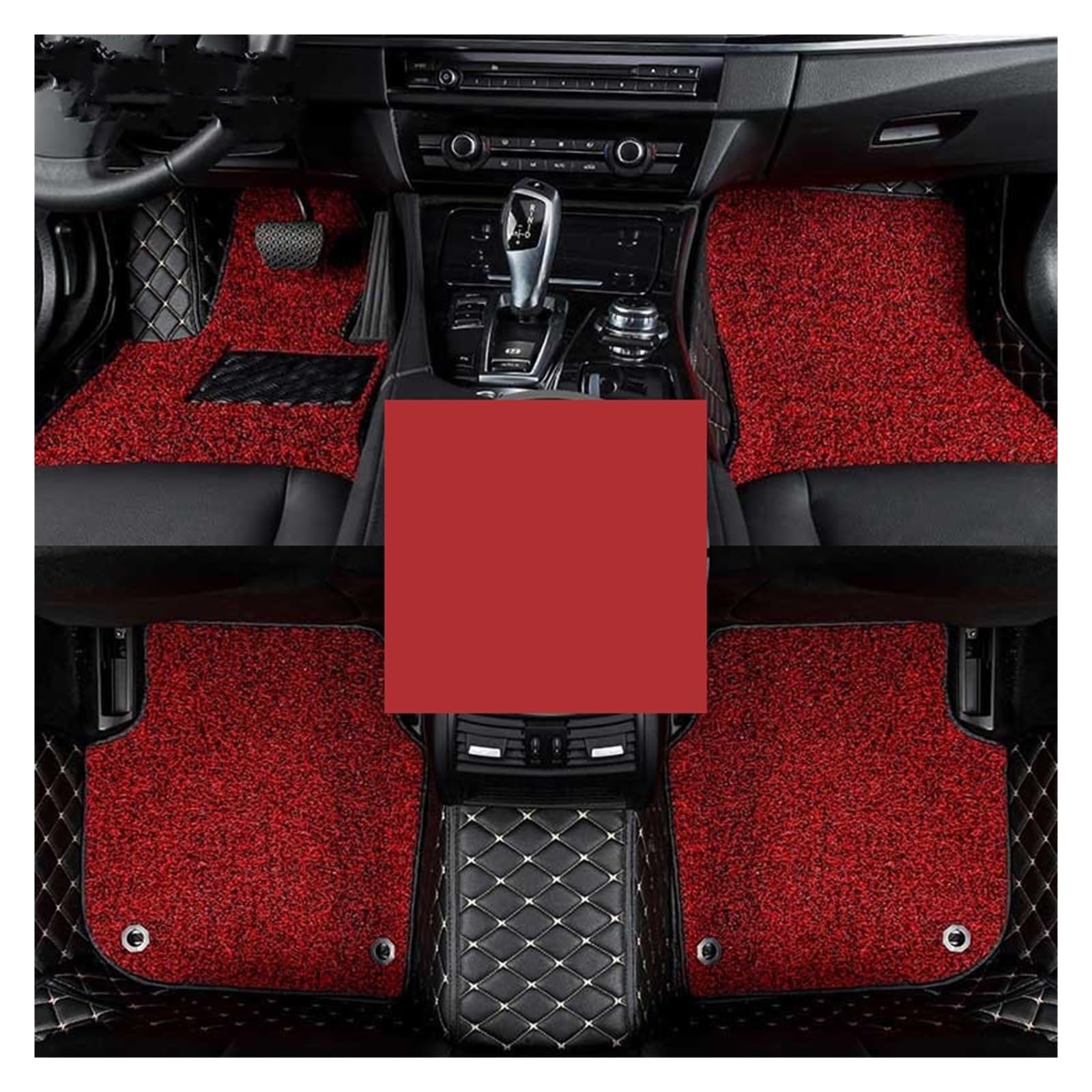 Automatten Auto Fußmatten Nach Auto Fuß Pads Automobil Teppich Abdeckung Für Changan Für CS55 Für Plus 2020 2021 2022 2023 Fussmatten Auto(Colour1,A 20-22) von DHDYJSA